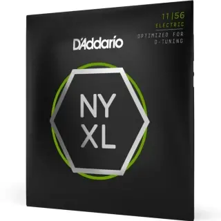 D'Addario NYXL1156 NYXL Electric Medium Top/Extra Heavy Bottom 11-56
