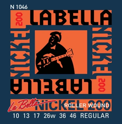 Струни La Bella N1046 Nickel Roller Wound Regular 10/46