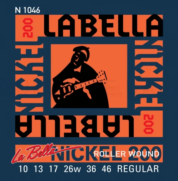 Струны La Bella N1046 Nickel Roller Wound Regular 10/46