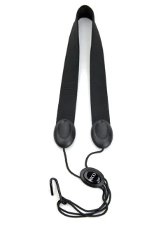 D'Addario SJA11 Saxophone Fabric Neck Strap Alto/Soprano (Black)