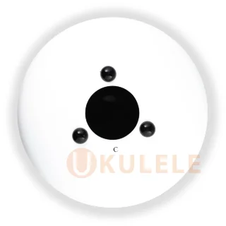 Hluru Huashu THD13-12 White Tongue Drum (13notes 12" C major) Carbon Steel