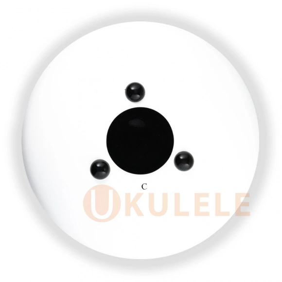 Глюкофон Hluru Huashu THD13-12 White Tongue Drum (13notes 12" C major) Carbon Steel