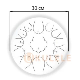 Hluru Huashu THD13-12 White Tongue Drum (13notes 12" C major) Carbon Steel
