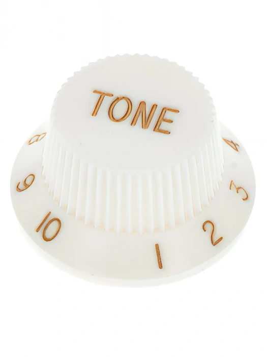 Ручка для потенціометра Ручка для потенціометра Paxphil KPT15 Strat Tone Knob (White)