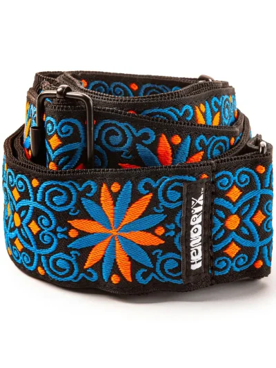 Ремінь для гітари Dunlop Jimi Hendrix Blacklight Fillmore Blue Strap
