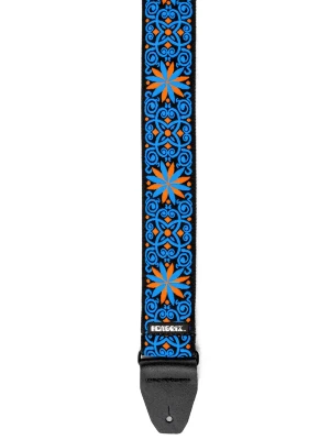 Ремінь для гітари Dunlop Jimi Hendrix Blacklight Fillmore Blue Strap