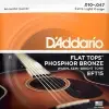 Струни D'Addario EFT15 Flat Tops Phosphor Bronze Extra Light 10-47