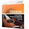 Струни D'Addario EFT15 Flat Tops Phosphor Bronze Extra Light 10-47