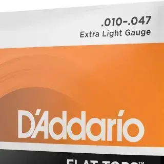 D'Addario EFT15 Flat Tops Phosphor Bronze Extra Light 10-47