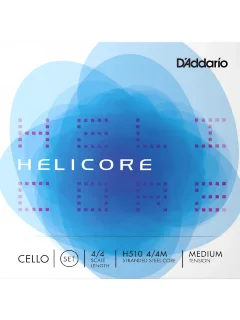D'Addario H510 4/4M Helicore Cello String Set 4/4 Scale Medium Tension