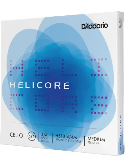 Струни для віолончелі D'Addario H510 4/4M Helicore Cello String Set 4/4 Scale Medium Tension