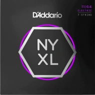 D'Addario NYXL1164 NYXL Electric Medium 7-String 11-64 D'Addario NYXL1164 NYXL Electric Medium 7-String 11-64