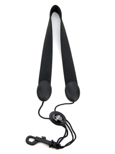 Ремінь D'Addario SJA13 Saxophone Fabric Neck Strap Alto/Soprano - Snap Hook (Black)