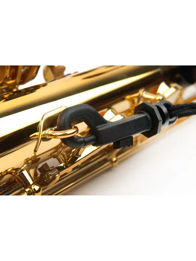 Ремінь D'Addario SJA13 Saxophone Fabric Neck Strap Alto/Soprano - Snap Hook (Black)