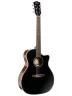 Електро-акустична гітара Cort Essence-GA4 (Black Top Semi Gloss)