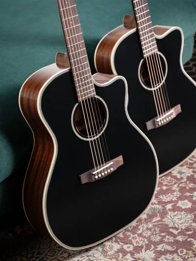 Електро-акустична гітара Cort Essence-GA4 (Black Top Semi Gloss)