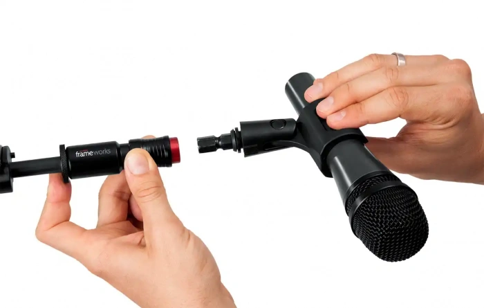 Мікрофонний тримач Мікрофонний тримач Gator Frameworks GFW-MIC-QRTOP Quick Release Mic Attachment