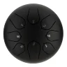 Глюкофон Hluru Huashu THD8-6 Black 6" (15см) 8 нот Tongue Drum Carbon Steel