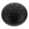 Глюкофон Hluru Huashu THD8-6 Black 6" (15см) 8 нот Tongue Drum Carbon Steel