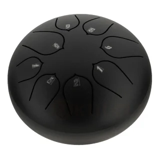 Hluru Huashu THD8-6 Black 6" (15см) 8 нот Tongue Drum Carbon Steel