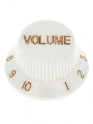Paxphil KPV15 Strat Volume Knob (White)