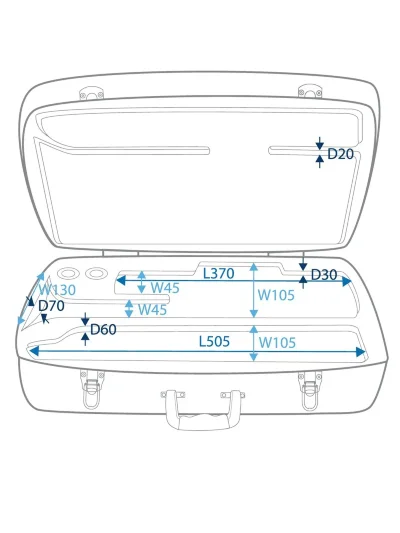 Кейс RockCase RC ABS 26030B Trumpet ABS Case