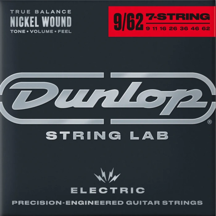 Струни Струни Dunlop DEN0962-7 Nickel Wound Electric Guitar Strings 09-62 | 7-String