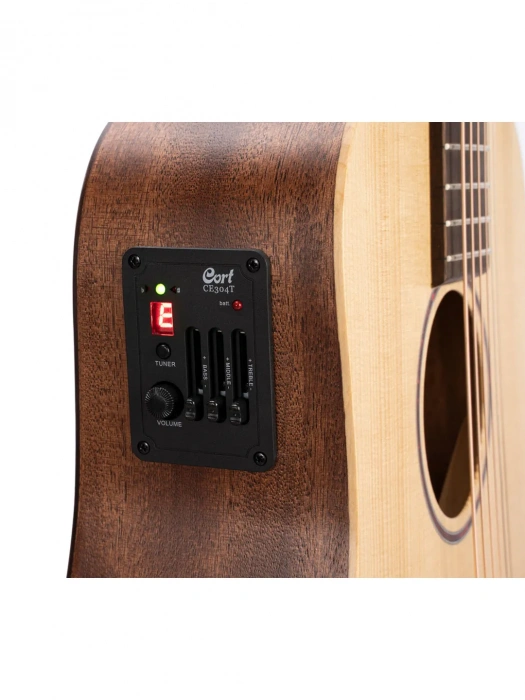 Електро-акустична гітара Електро-акустична гітара Cort Earth Mini E Adirondack (Open Pore)