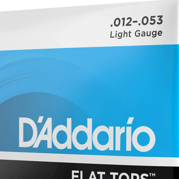 D'Addario EFT16 Flat Tops Phosphor Bronze Light 12-53