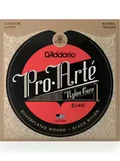 D'Addario EJ49 Pro-Arte Black Nylon Normal Tension