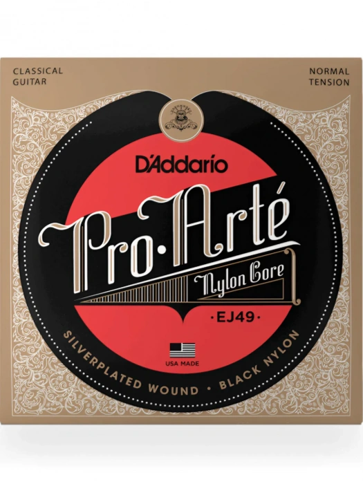 Струни Струни D'Addario EJ49 Pro-Arte Black Nylon Normal Tension