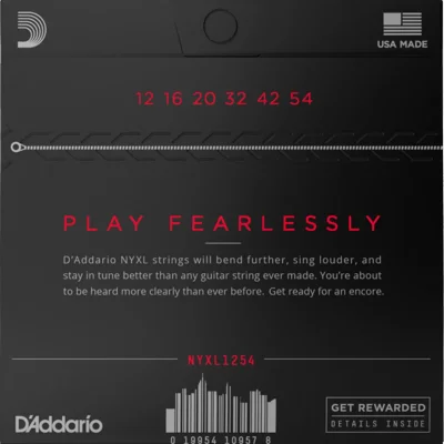 Струни D'Addario NYXL1254 NYXL Electric Heavy 12-54