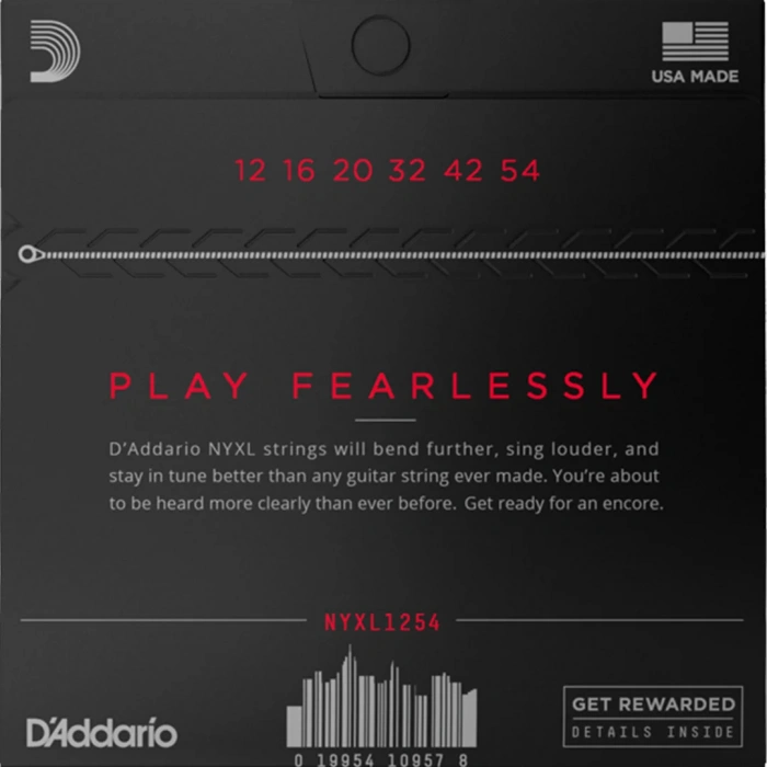 D'Addario NYXL1254 NYXL Electric Heavy 12-54