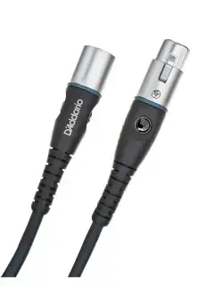 D'Addario PW-M-25 Custom Series Microphone Cable (7.62m)