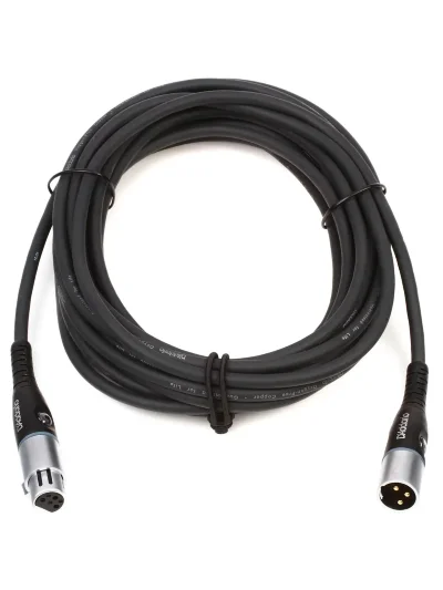 Мікрофонний кабель D'Addario PW-M-25 Custom Series Microphone Cable (7.62m)