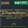 Струни Dunlop DAB1048 80/20 Bronze Acoustic Guitar Strings 10-48