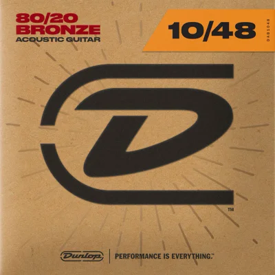 Струни Dunlop DAB1048 80/20 Bronze Acoustic Guitar Strings 10-48