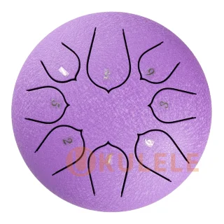 Hluru Huashu THD8-6 Lavander 6" (15см) 8 нот Tongue Drum Carbon Steel