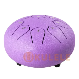 Hluru Huashu THD8-6 Lavander 6" (15см) 8 нот Tongue Drum Carbon Steel