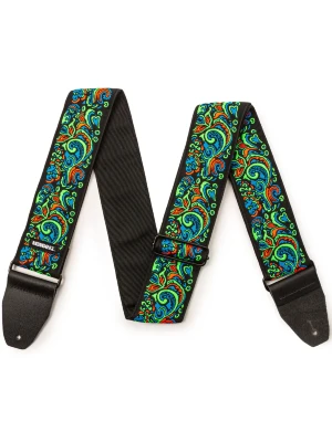 Ремінь для гітари Dunlop Jimi Hendrix Blacklight Love Drops Blue Strap