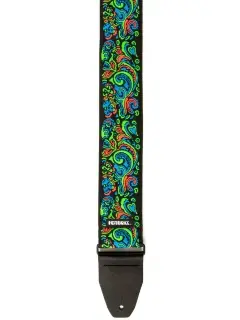 Dunlop Jimi Hendrix Blacklight Love Drops Blue Strap