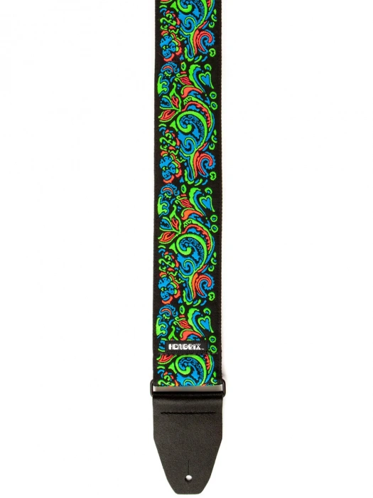 Dunlop Jimi Hendrix Blacklight Love Drops Blue Strap