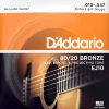 Струни D'Addario EJ10 80/20 Bronze Extra Light 10-47