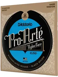 D'Addario EJ50 Pro Arte Black Nylon Hard Tension