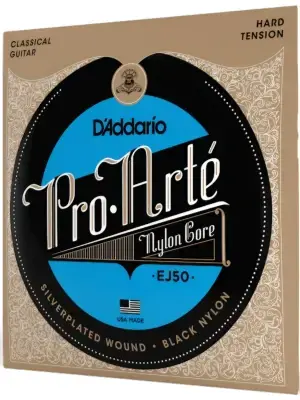Струни D'Addario EJ50 Pro Arte Black Nylon Hard Tension
