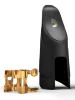 Лігатура D'Addario HAS1G H-Ligature & Cap For Alto Saxophone Gold-Plated