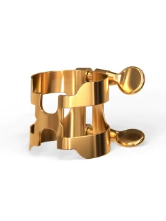 D'Addario HAS1G H-Ligature & Cap For Alto Saxophone Gold-Plated