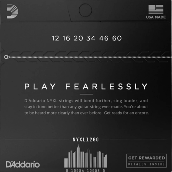 D'Addario NYXL1260 NYXL Electric Extra Heavy 12-60