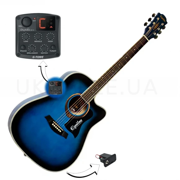 Електро-акустична гітара Equites EQ900CE BLS 41