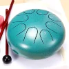 Глюкофон Hluru Huashu THD8-6 Malahite Tongue Drum (8notes 6") Carbon Steel